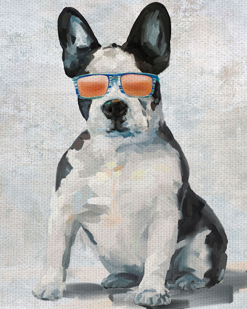Shady Pups I by Studio Arts Wrapped Canvas Art Print Shady Pups I by Studio Arts Wrapped Canvas Art Print