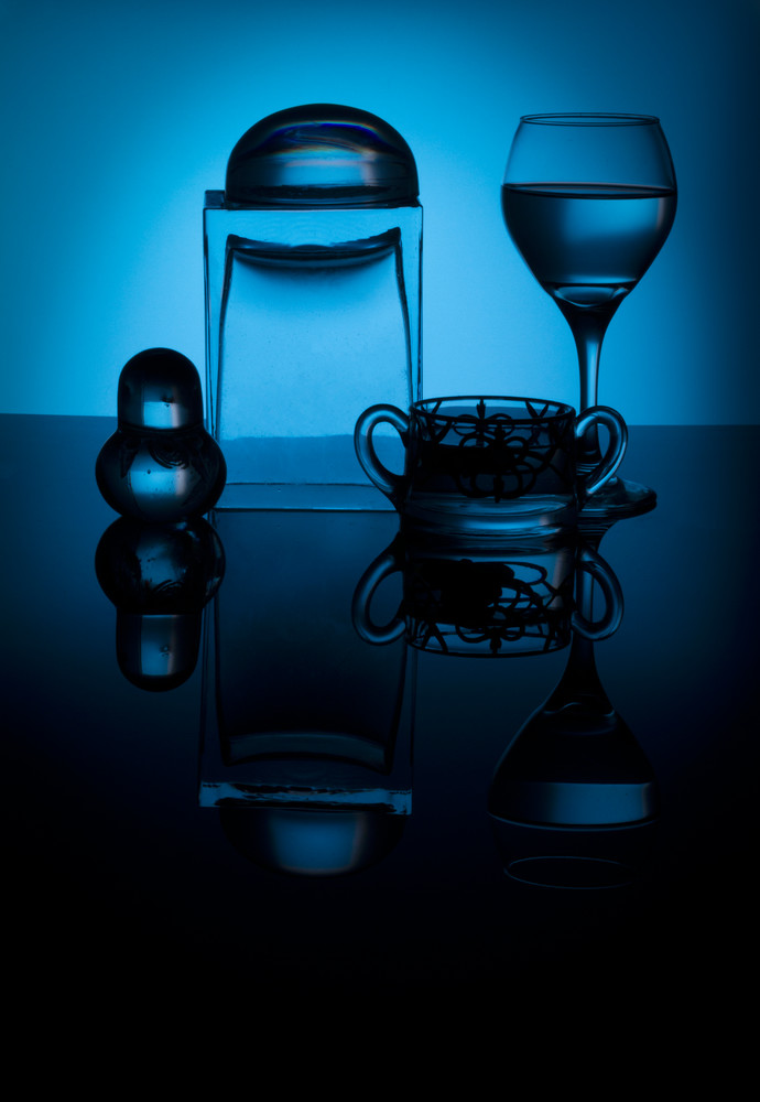 Fine Art Photographs of Glass Black Plexi Reflections by Michael Pucciarelli