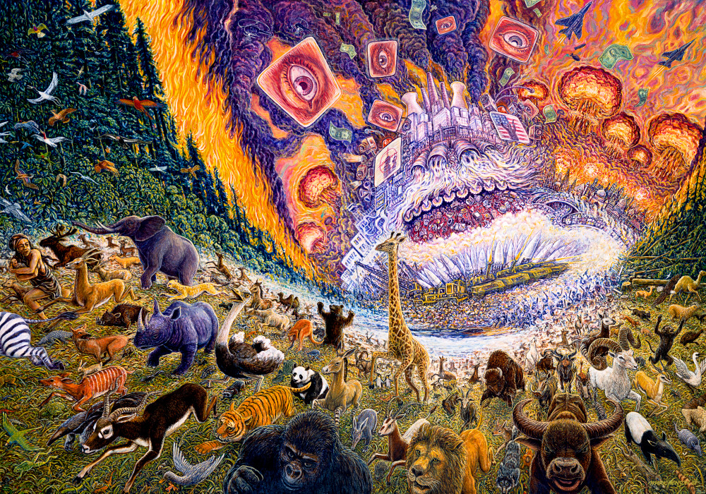 March of Progress custom print from the original painting by Mark Henson
