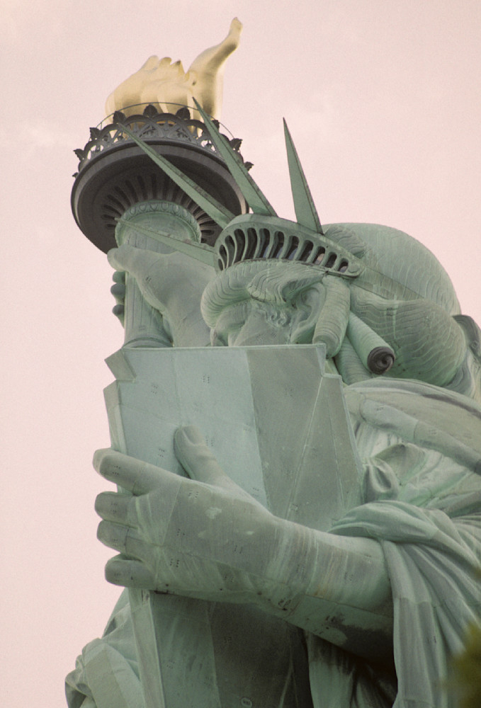 Staute of Liberty, Close-up, Up, Side-view