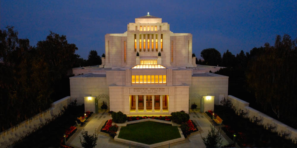 Cardston Temple - From the Front