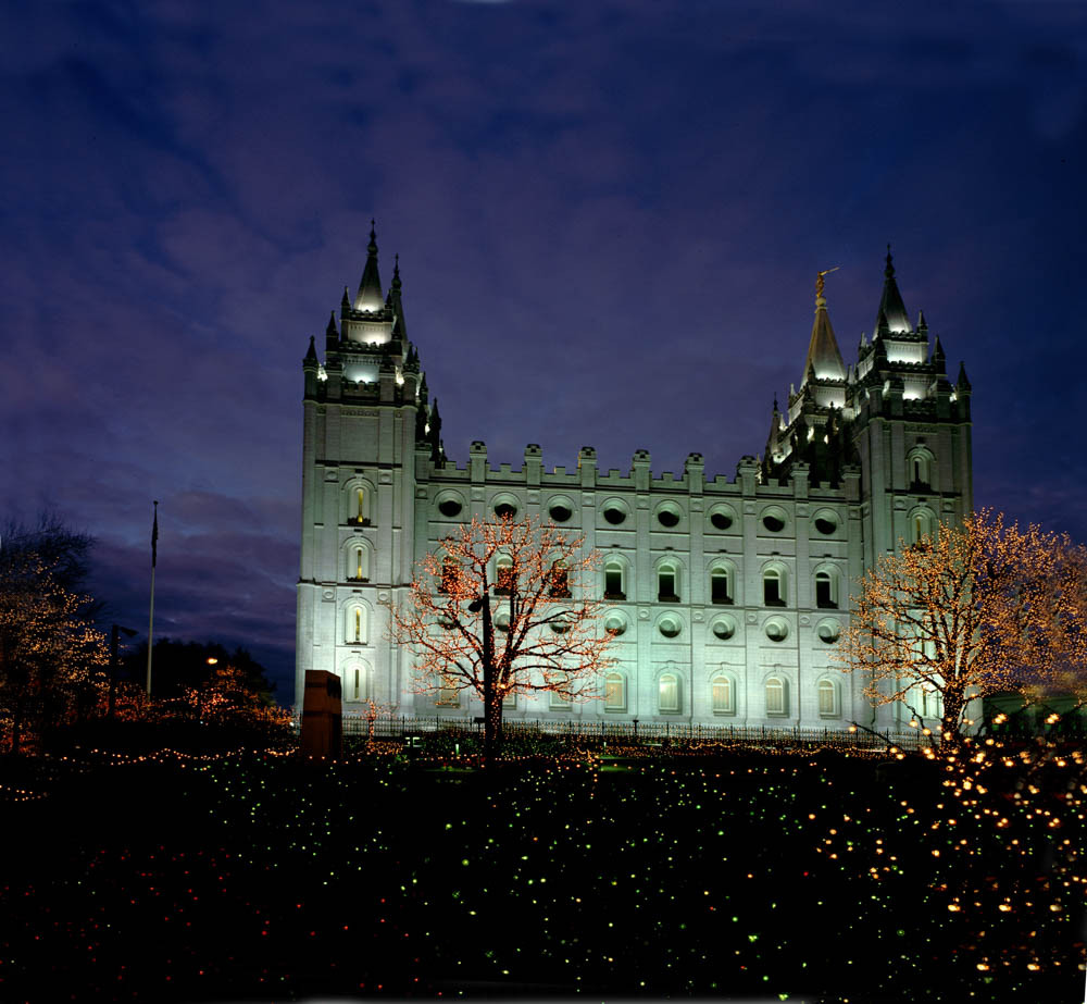Salt Lake City Temple - Holiday Lights