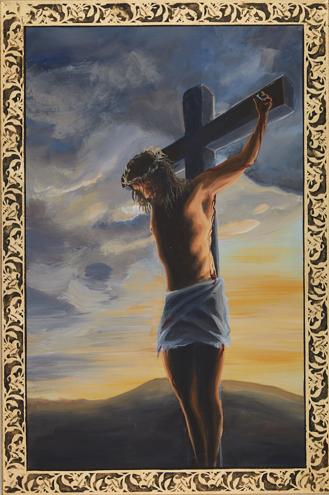 Twelfth Station of the Cross Painting by Holly Whiting