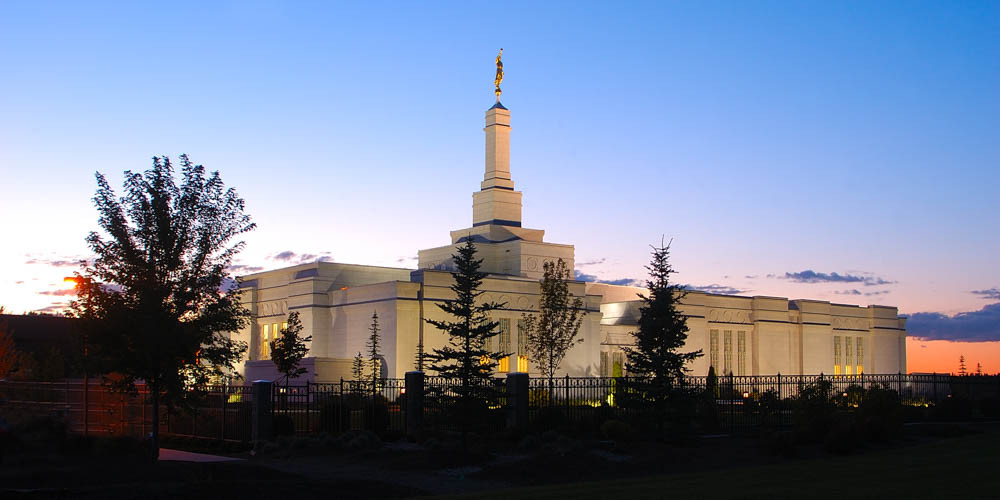 Spokane Temple - Panoramic Grounds