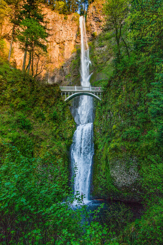 Multnomah Falls Oregon Photography Art | Dale Yakaites Photography