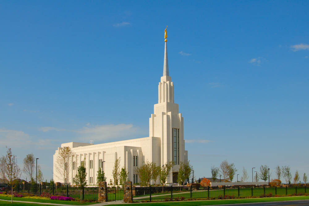Twin Falls Temple - Sunny Day
