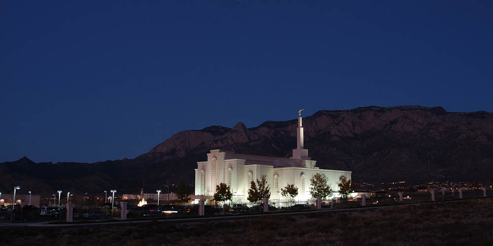 Albuquerque Temple - Panoramic Mountains