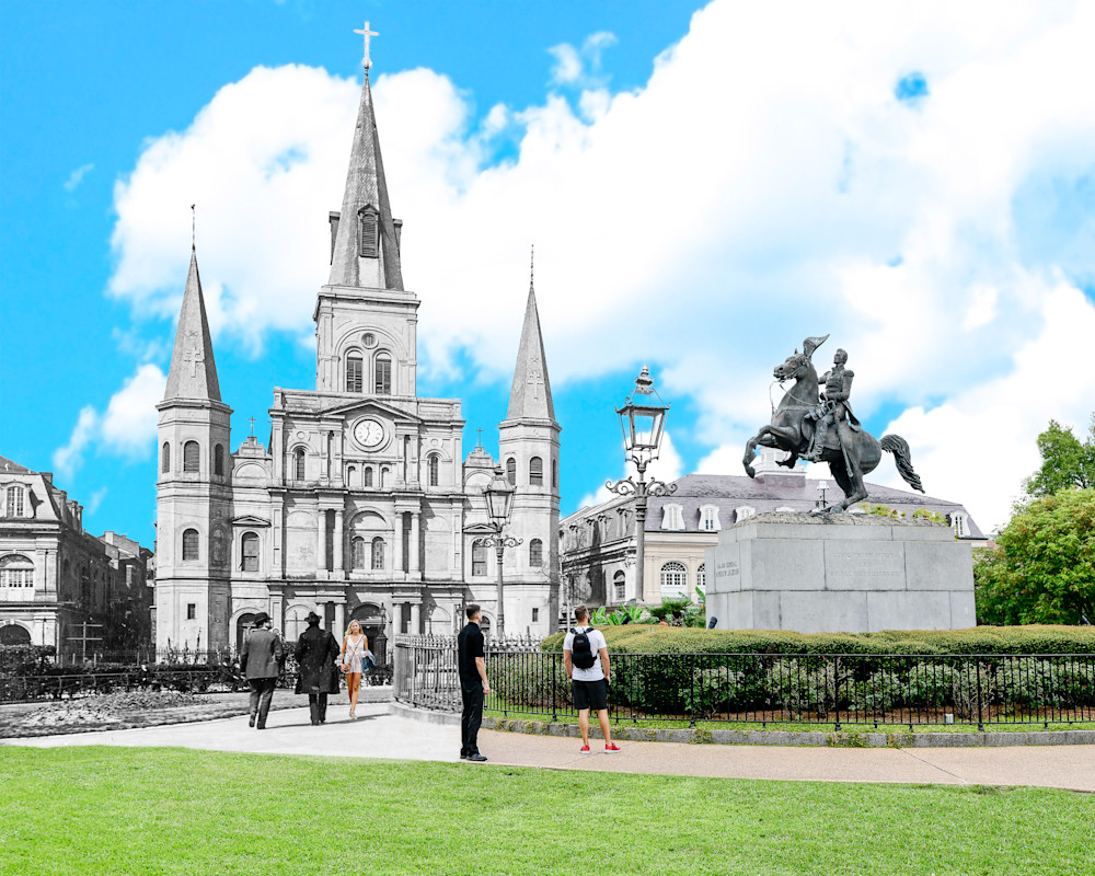Jackson Square, Cathedral Of St. Louis Art | Mark Hersch Photography