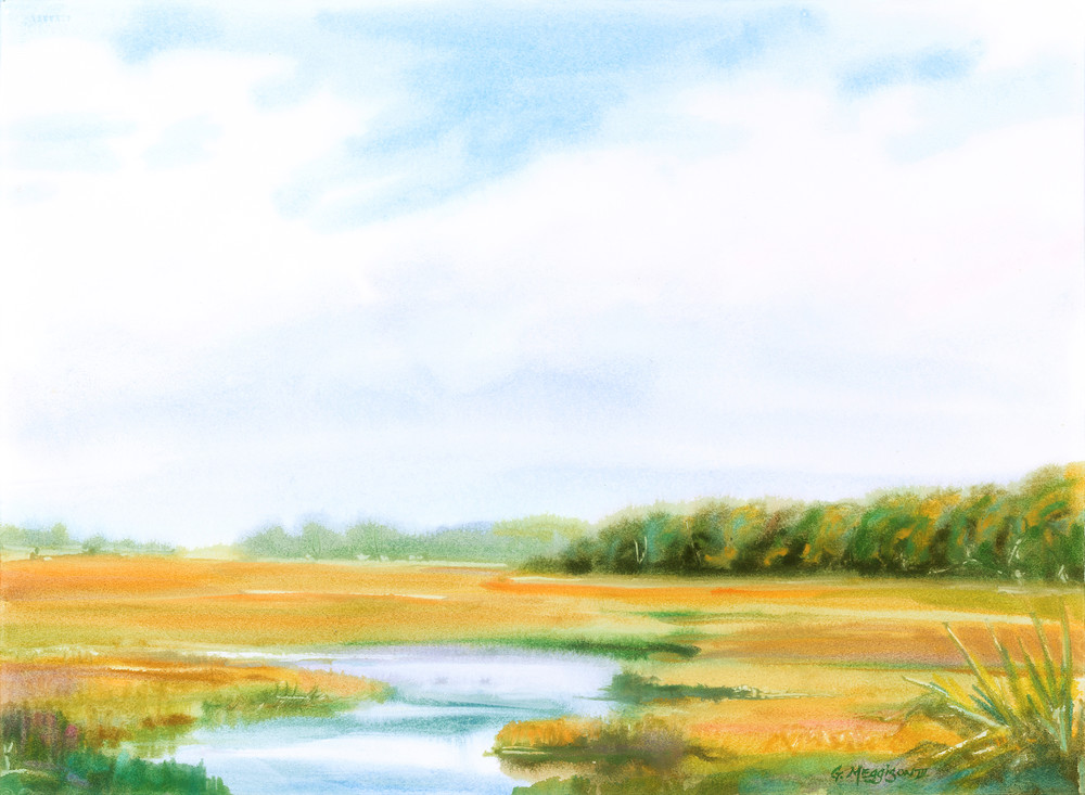 Talbot Inlet View | Watercolor Landscapes | Gordon Meggison IV