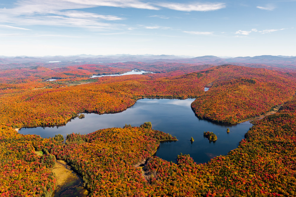 Limkiln Lake Fall Aerial V1 Photography Art | Kurt Gardner Photography Gallery
