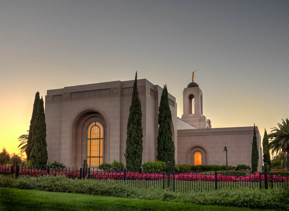 Newport Beach Temple - Over the Fence
