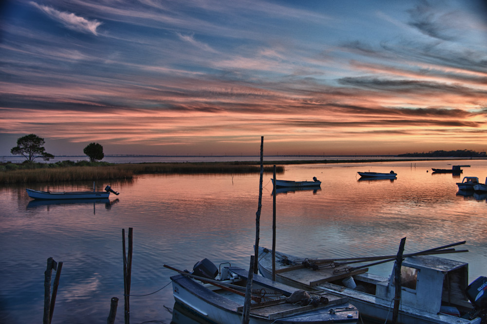 Oyster Boats at Sunset Eastpoint Florida 1 Oyster Boats at Sunset Eastpoint Florida 1