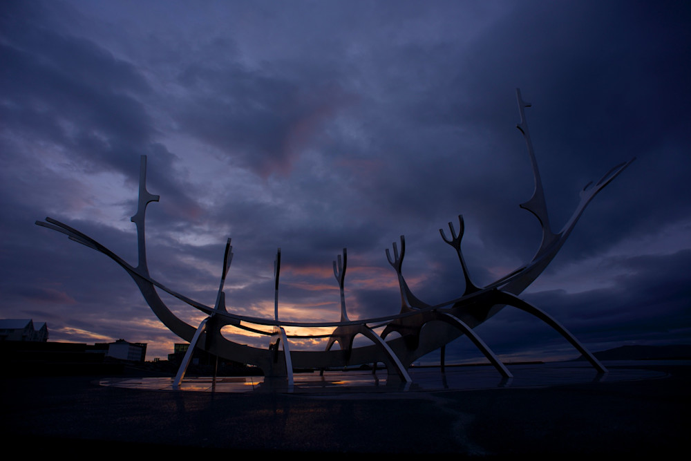 Voyager Sunset - Sun Voyager Reykjavik Iceland | Sunset Voyager Sunset - Sun Voyager Reykjavik Iceland | Sunset