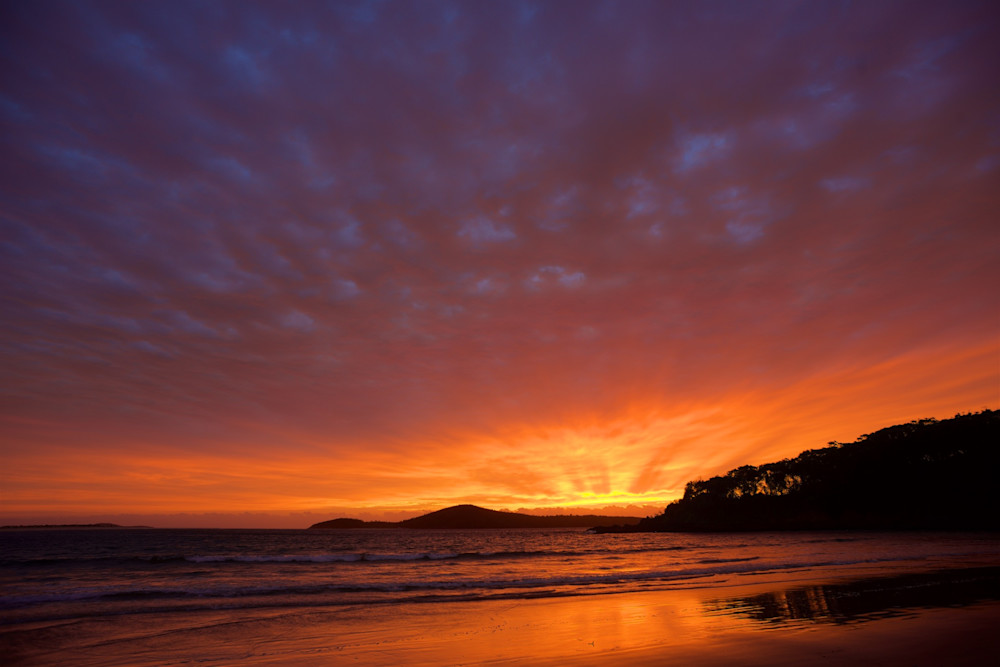 Sunburst - Fingal Bay Beach Port Stephens NSW Australia | Sunrise Sunburst - Fingal Bay Beach Port Stephens NSW Australia | Sunrise