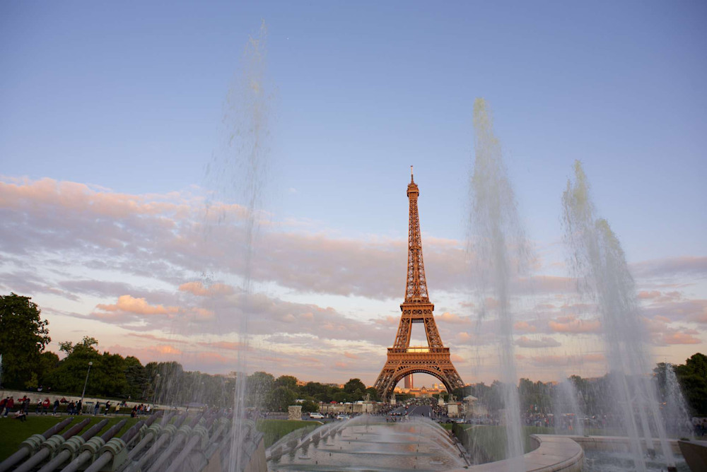 Golden Tower - Eiffel Tower Paris France | Sunset
