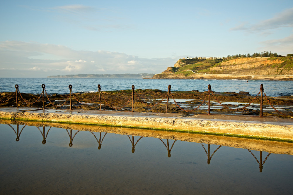 Canoe Reflections - Newcastle Ocean Baths NSW Australia Canoe Reflections - Newcastle Ocean Baths NSW Australia