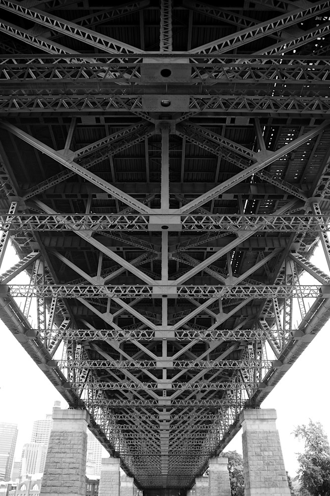 Bridges Skeleton - Sydney Harbour Bridge Sydney Australia | Black & White