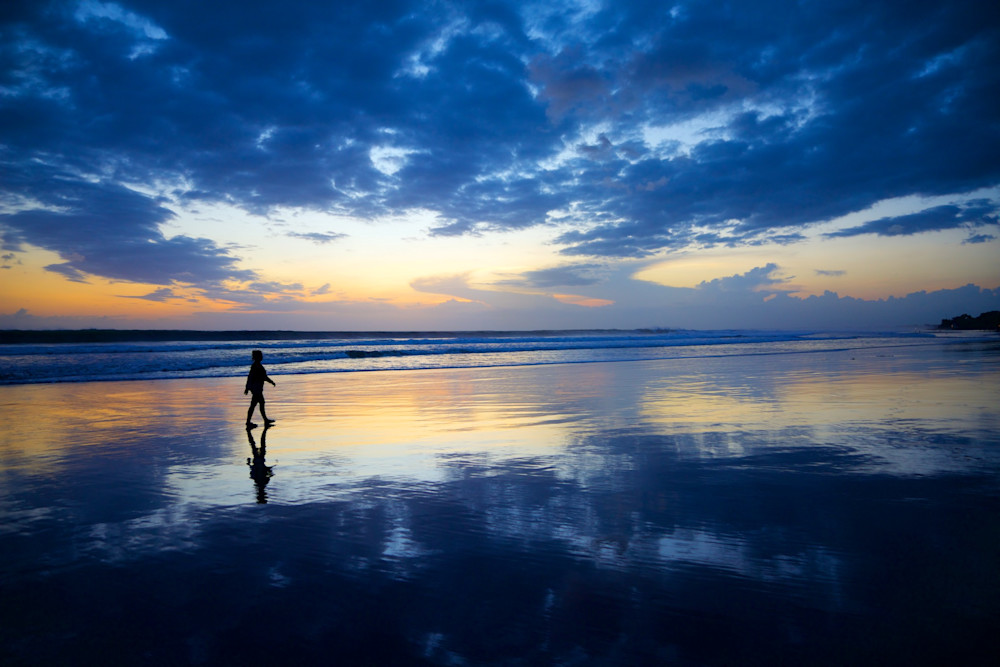 Blue Reflections - Double Six Beach Seminyak Bali Indonesia | Sunset
