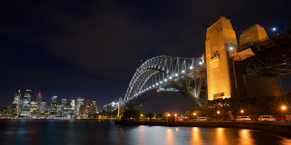 Bridge Lights - Sydney Harbour Circular Quay NSW Australia | Nightscape Bridge Lights - Sydney Harbour Circular Quay NSW Australia | Nightscape
