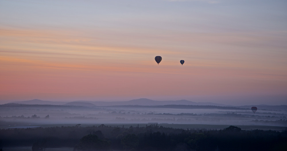 Aloft Morning Rising - Pokolbin Hunter Valley NSW Australia | Hot Air Balloon