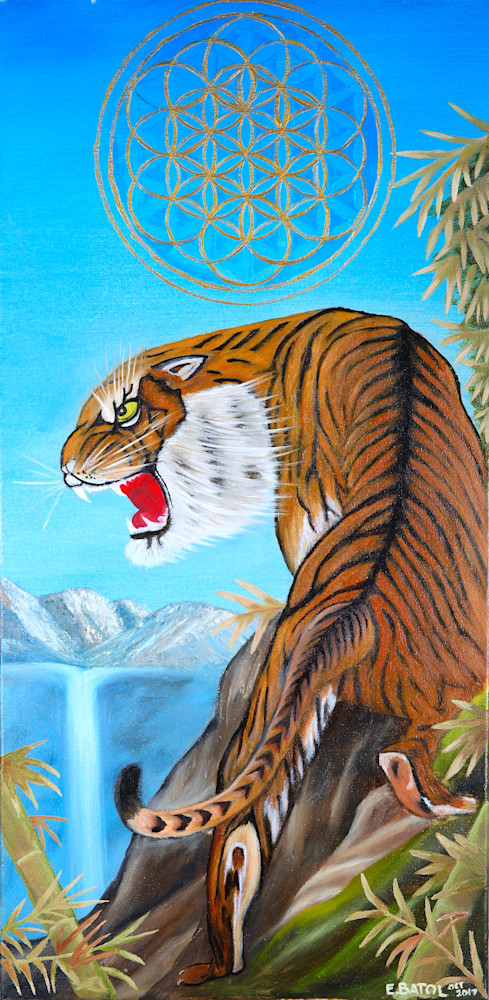 Tiger painting art: Shop Print / Errymil Batol Art