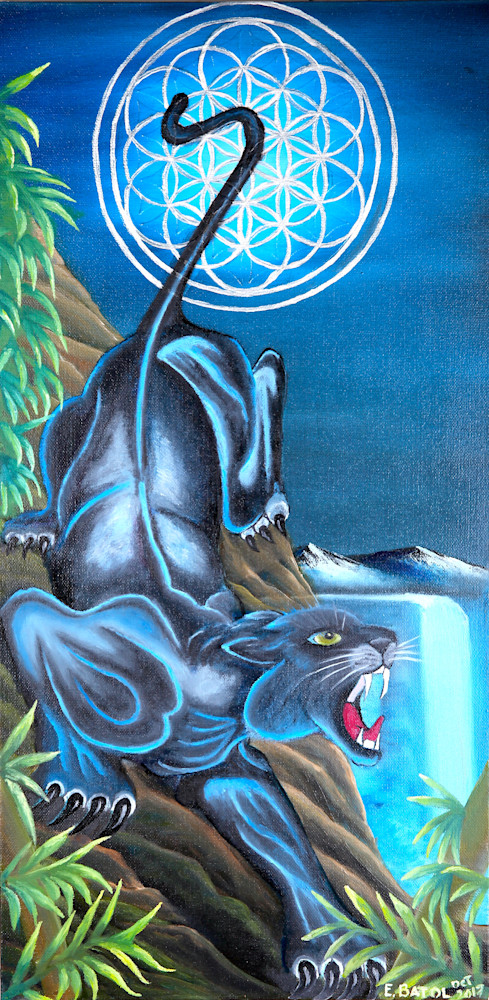 Black Panther animal art: Shop Print / Errymil Batol Art
