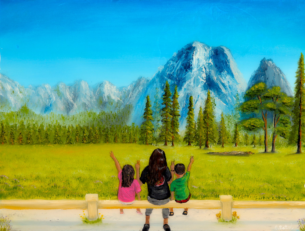 Yosemite painting