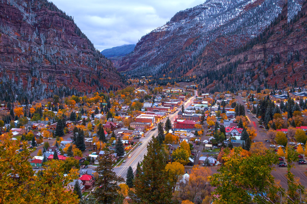 Twilite In Ouray Photography Art | Dale Yakaites Photography