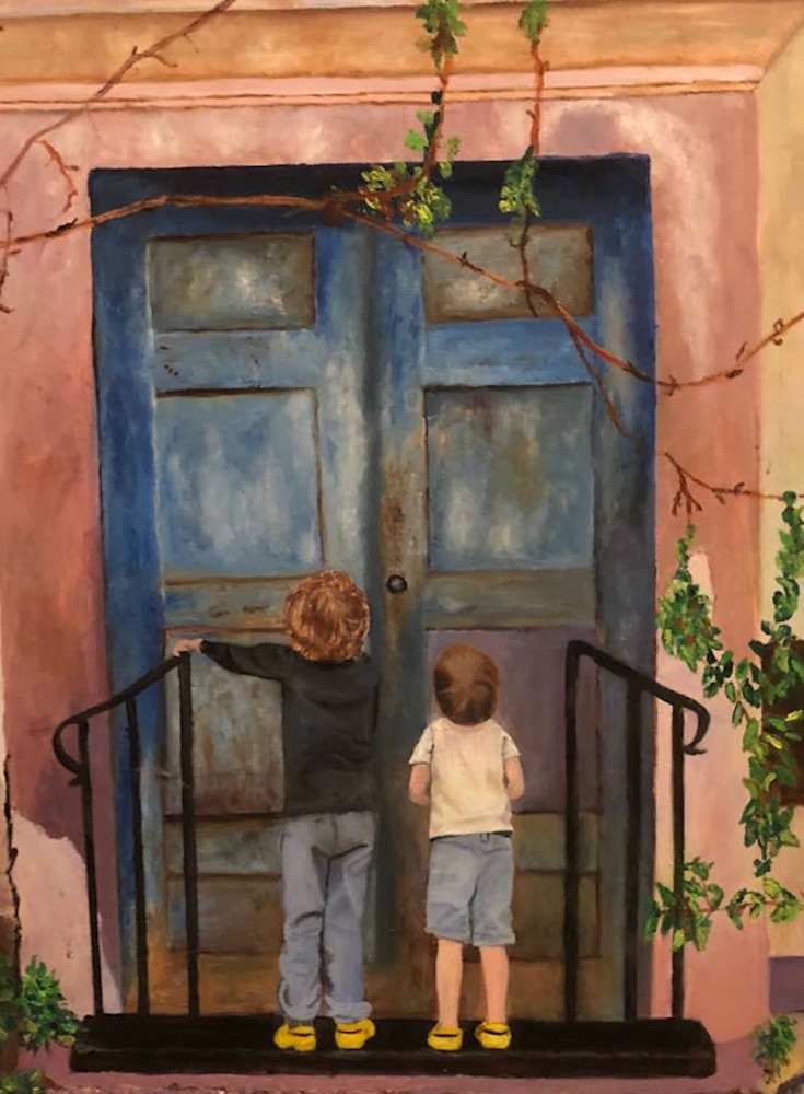 Is Anyone Home Art | Marci Brockmann Author, Artist, Podcaster & Educator