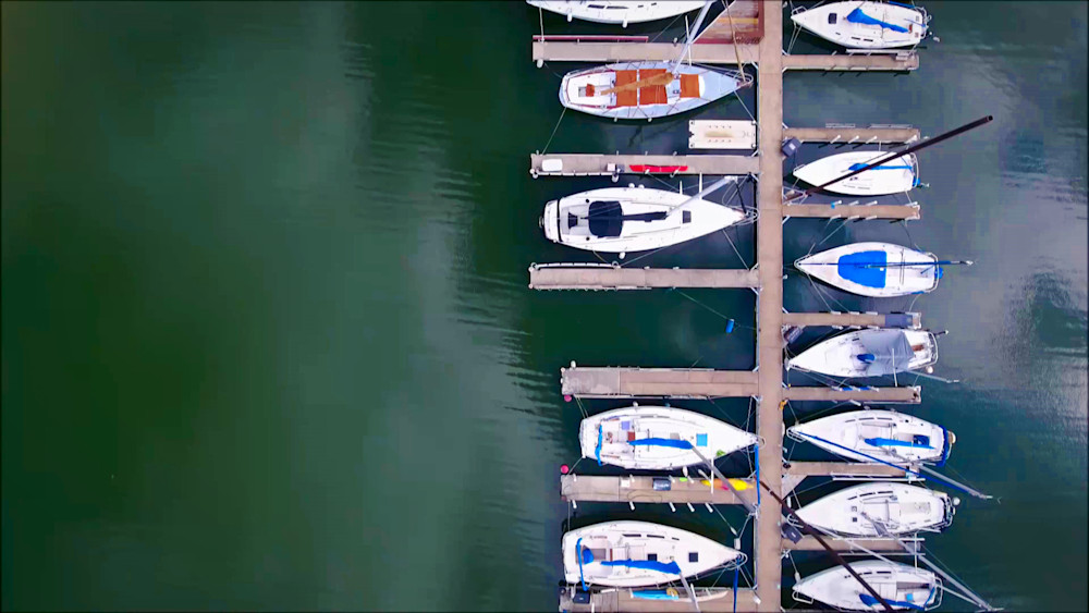 Birds Eye Of Boats1 Art | Drone Video TX