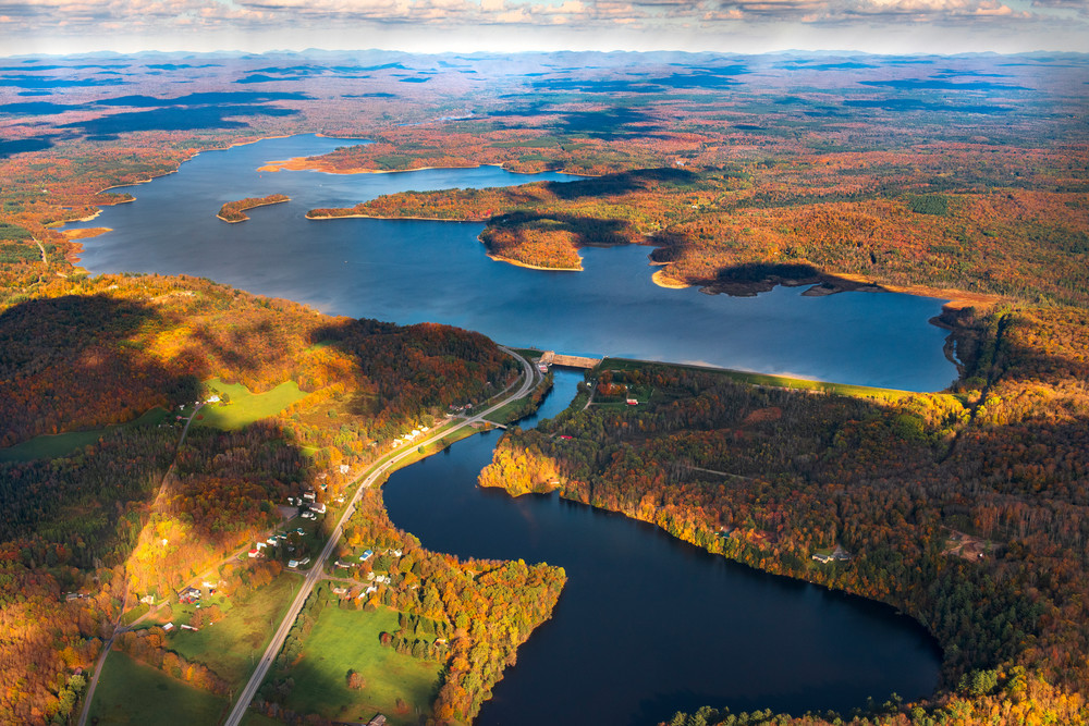 Hinckley Reservoir,fall