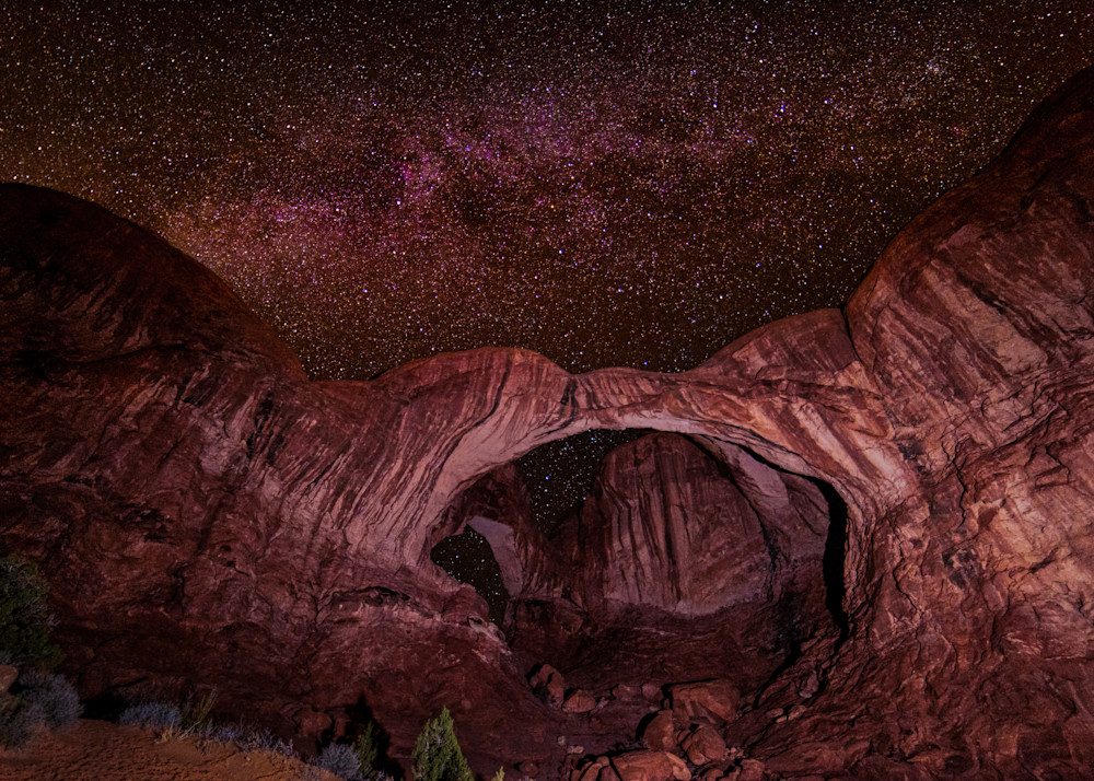 Milky Way Double Arch photography