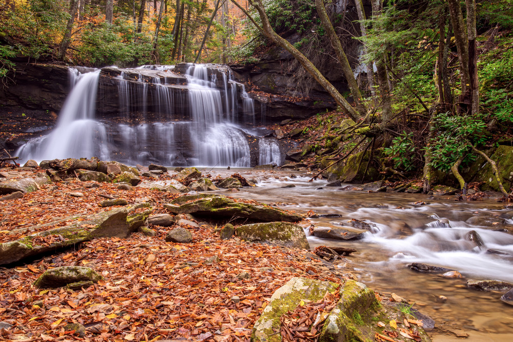 Upper Holly River waterfalls photography