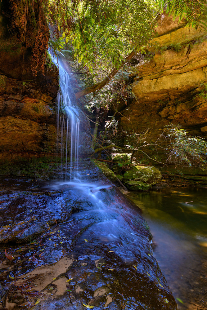 Siloam Falls - The Pool of Siloam Leura Blue Mountains National Park NSW Australia Waterfall