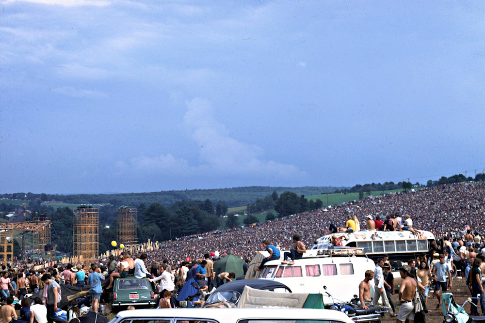 015 Woodstock Crowd Photography Art | Cunningham Gallery