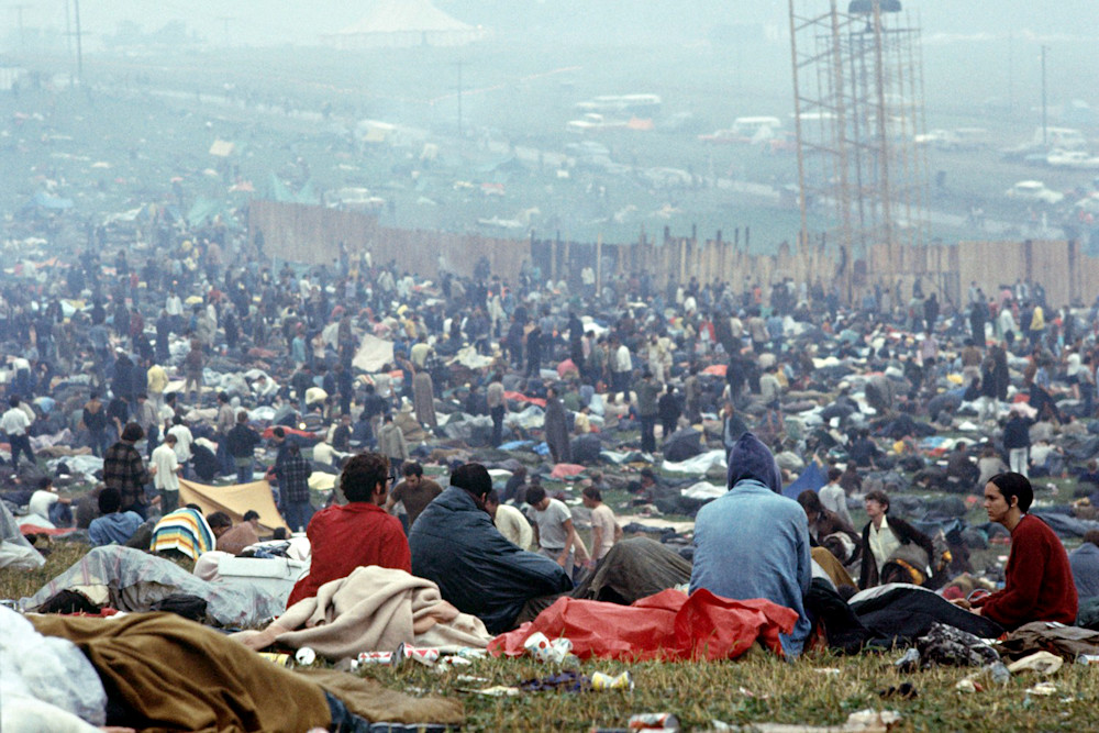 038 Woodstock Crowd Photography Art | Cunningham Gallery