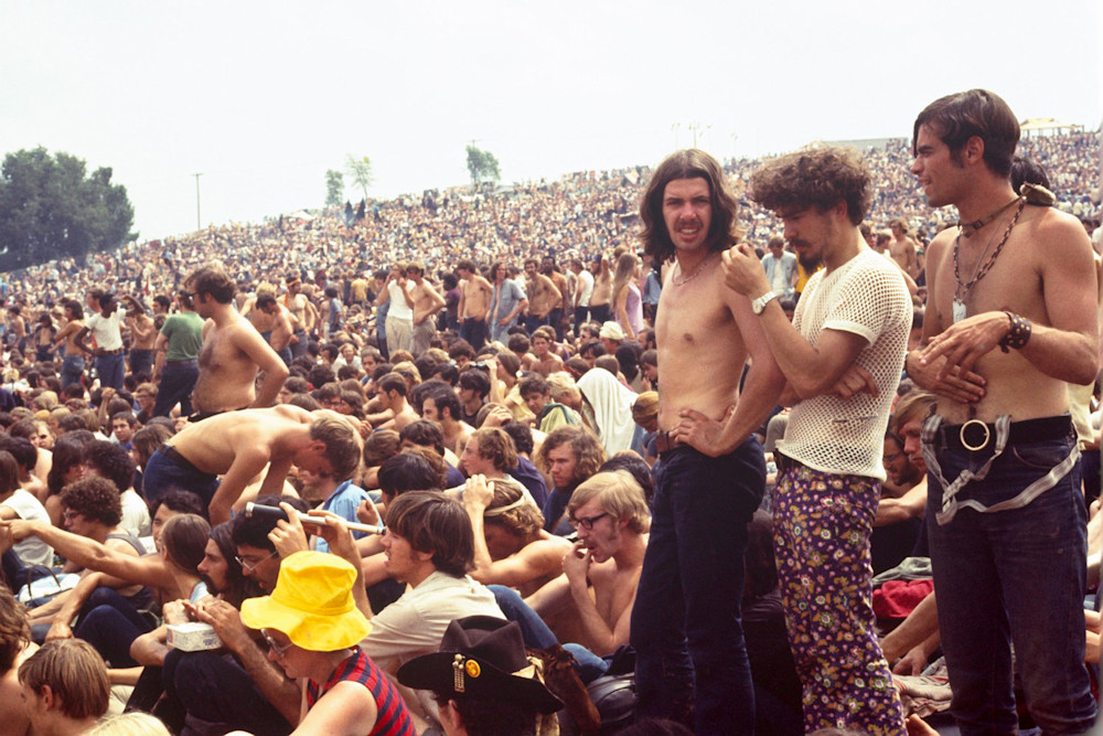 037 Woodstock Crowd Photography Art | Cunningham Gallery