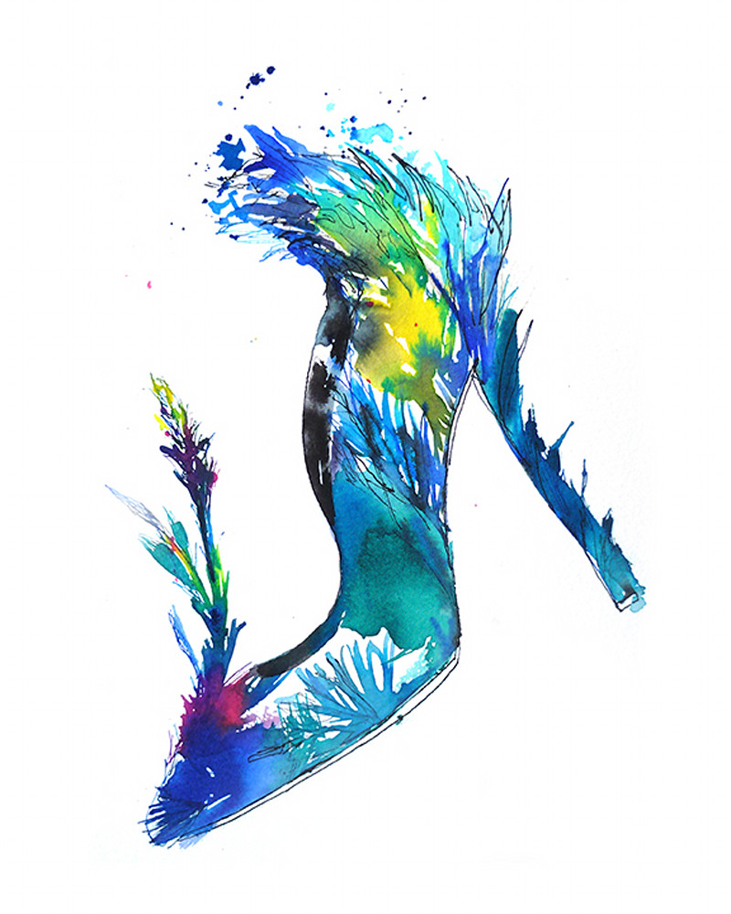 Peacock Pump Art | Digital Arts Studio / Fine Art Marketplace