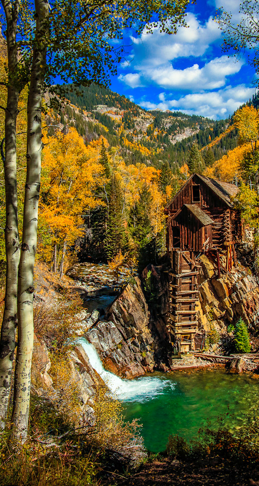 Crystal Mill -The Old Mill Pano Photo Print