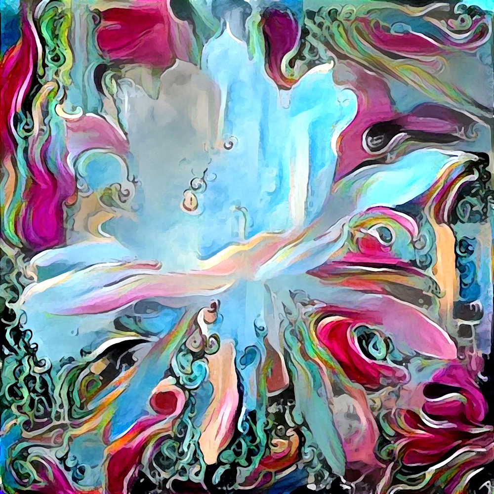 Epiphyllum Swirls Art | SkotoArt