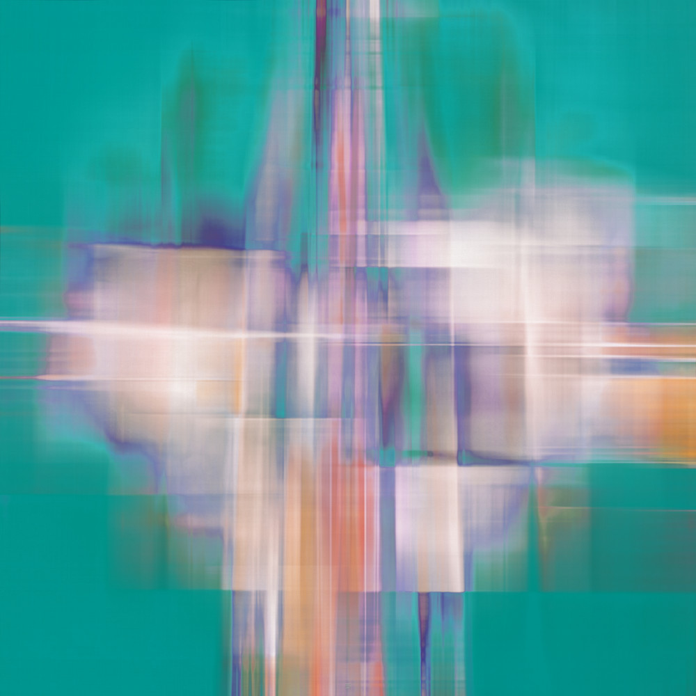 Blur Teal Art | SkotoArt