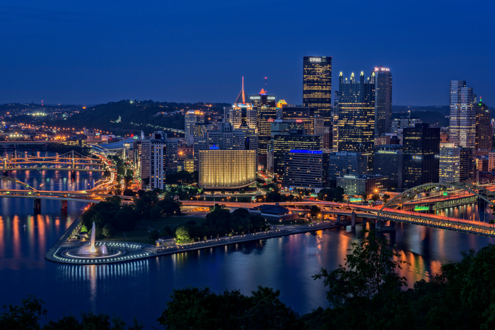 Steel City Glow by Rick Berk Steel City Glow by Rick Berk