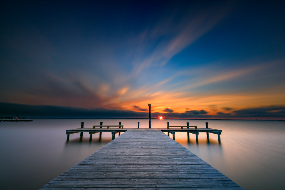 Sunset Over Barnegat Bay by Rick Berk Sunset Over Barnegat Bay by Rick Berk