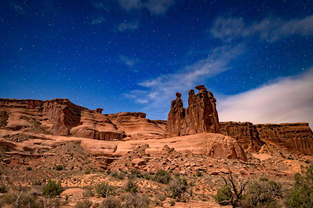 Three Gossips Under The Stars by Rick Berk Three Gossips Under The Stars by Rick Berk