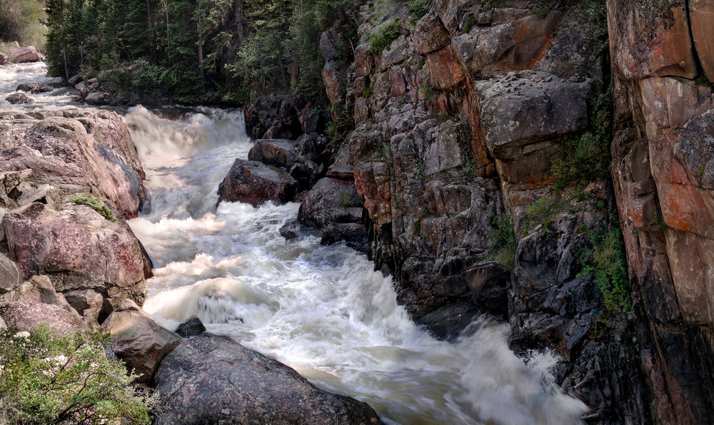 If You Love Trees Collection | Poudre' Rapids, magnificent landscape photograph by David Zlotky