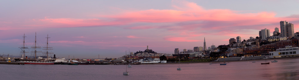 Sunset From Aquatic Park by Josh Kimball Photography