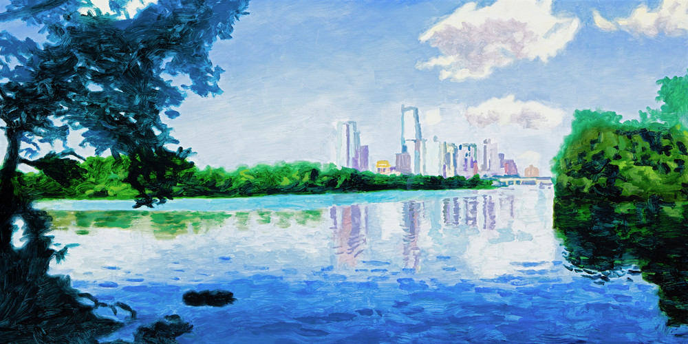 Downtown Lakeview, Austin Art, The Art of Max Voss-Nester