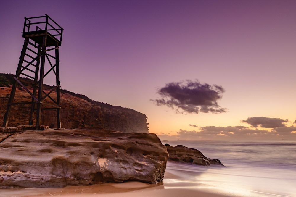 Redhead Shark Tower Purples - Redhead Beach Newcastle Lake Macquarie NSW Australia