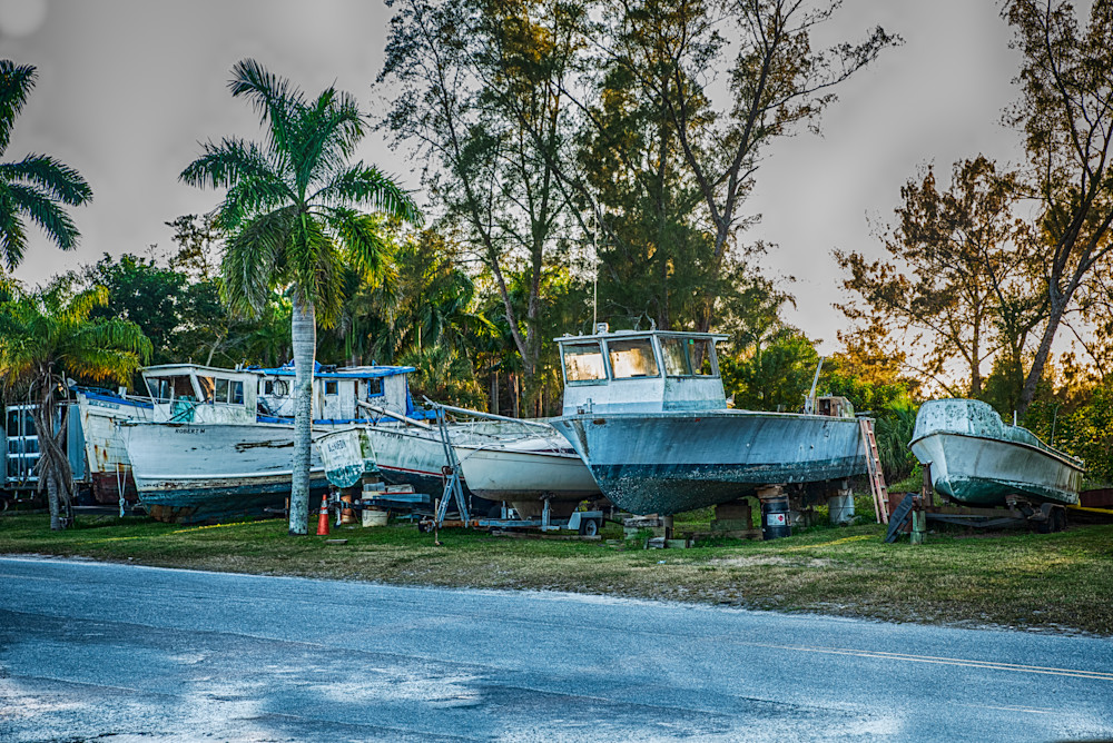 Cortez Boat Yard Retirees Photography Art | Photographer David Wilson, LLC