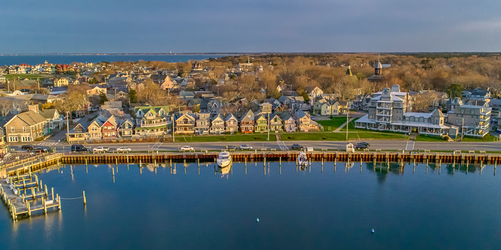Oak Bluffs Summer Morning Waterfront Art | Michael Blanchard Inspirational Photography - Crossroads Gallery